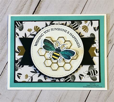 Stampin Up Honey Bee Card In Bee Cards Cards Bee Theme