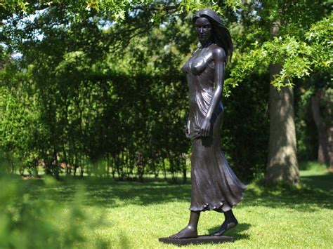 Bronze Statue Emily Sculpture Interior Office Garden Decoration Garden ...