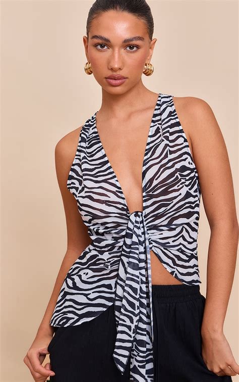 Plunge Tops Low Cut Tops Prettylittlething