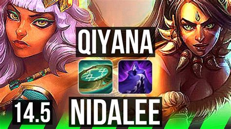 QIYANA Vs NIDA JNG 12 1 5 Legendary 300 Games KR Master 14 5