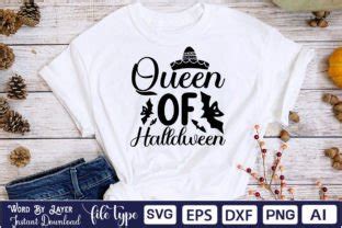 Queen Of Halldween Svg Cut File Graphic By Monowar Art Creative Fabrica