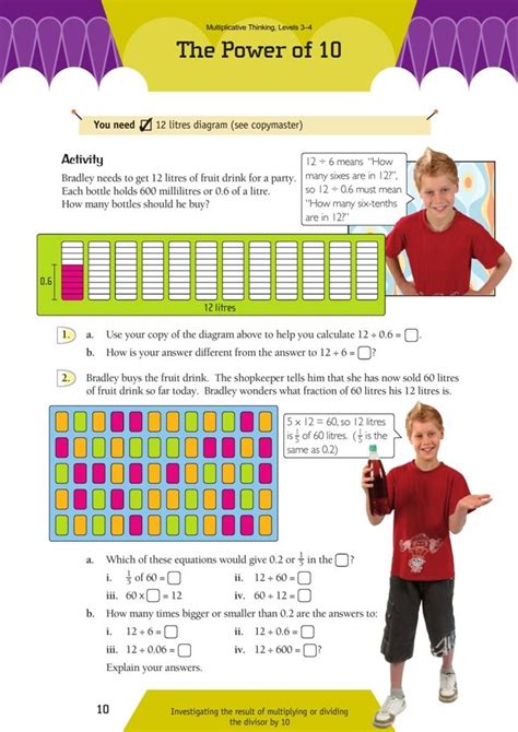 The Power Of 10 Nzmaths Powers Of 10 Multiplicative Thinking