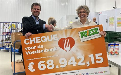 Poiesz Doneert Bijna 70000 Euro Aan Voedselbanken In Het Noorden