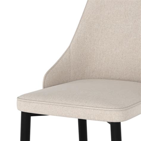 Rendez Vous D Co Chaise Pipo En Tissu Beige Lot De Veepee