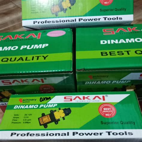 Jual Dinamo Pump SAKAI POMPA AIR DC 12V DINAMO PUMP SPRAYER TANGKI