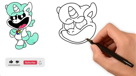 Draw Craftycorn Poppy Playtime Art Famiya Coloring Youtube