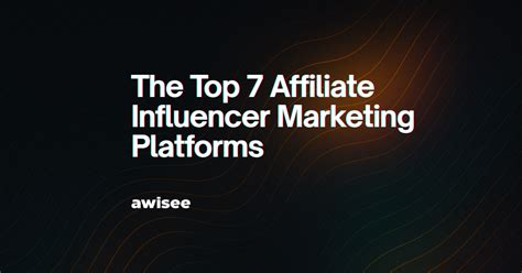 affiliate influencer marketing platforms reviews
