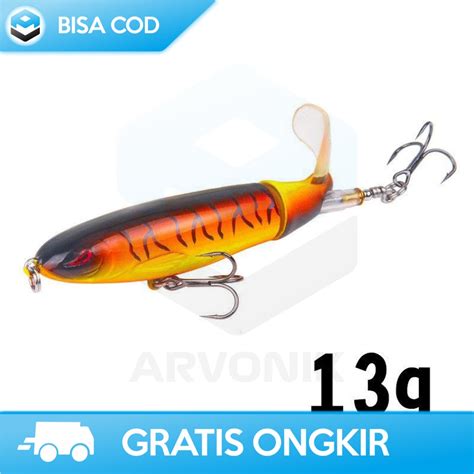 Jual Umpan Pancing Ikan Long Tail Fishing Lure Bentuk Ikan Kecil Buatan