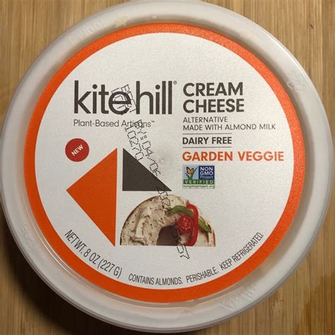 Kite Hill Cream Cheese Alternative Garden Veggie Review Abillion