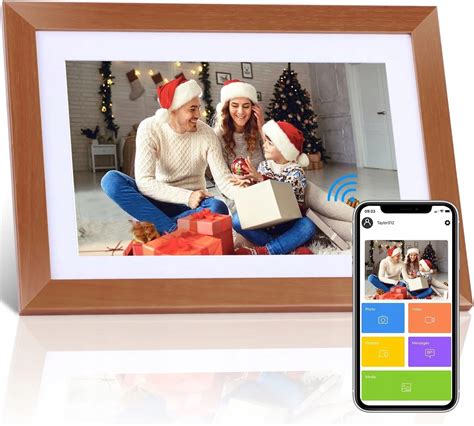 Cyfrowa Foto Ramka na zdjęcia WiFi 10 1 cala HD inteligentna z wadą