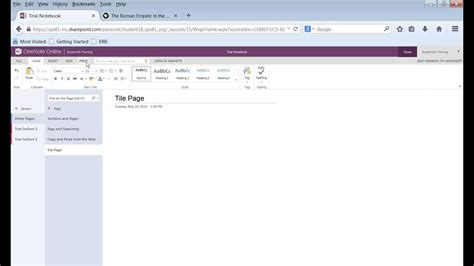 Office Online Onenote Basics Youtube