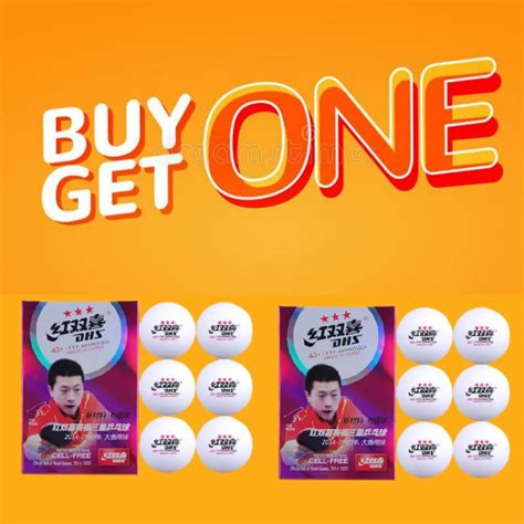 Buy 1 Get 1 Authentic DHS 40 3 Star Polyball Table Tennis Pingpong