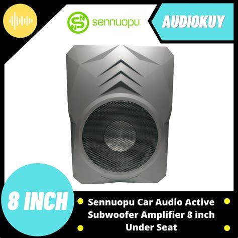 Jual Subwoofer Kolong Mobil Sennuopu Car Audio Active Subwoofer 8