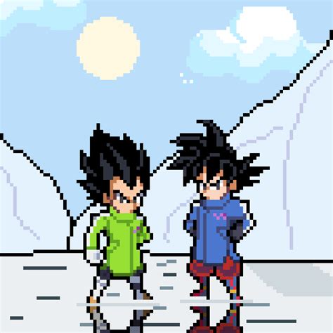 Pixilart Goku Y Vegeta By Alexamonguis