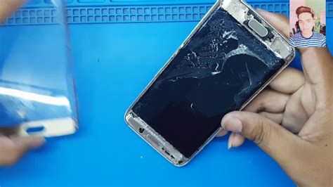 Samsung Galaxy S6 Edge Front Broken Glass Replacement Without Frizer Machine Youtube