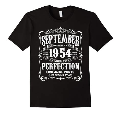 Vintage Legends Born In September 1954 Birthday T Shirt Art Artvinatee