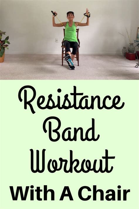 Resistance Band Workout With A Chair