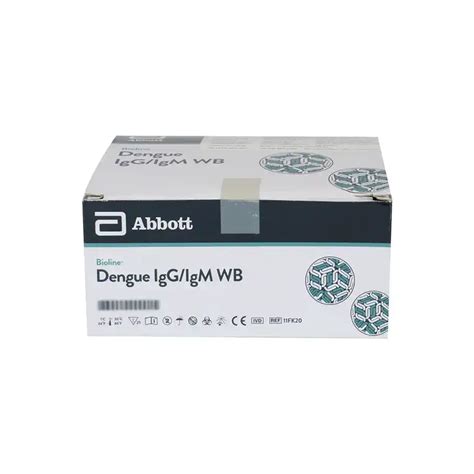 Abbott Dengue IGG IGM WB D Global Rapid Card Pack Of 25 Test