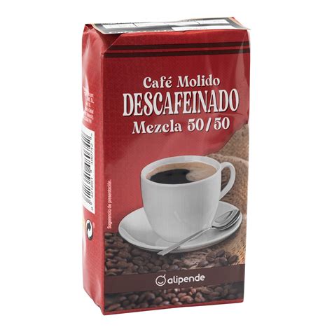 Café molido descafeinado Alipende 250g mezcla 50 50 Ahorramas