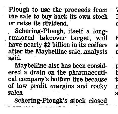 Wasserstein Perella Paid $300 Million for Maybelline in 1990, Replacing ...