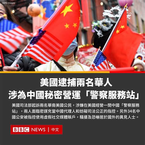 Bbc News 中文 On Twitter 美国司法部在纽约逮捕了两名男子，他们涉嫌在曼哈顿唐人街附近经营一间中国“警察服务站”。 61岁的卢建旺（lu Jianwang，音译）和59岁