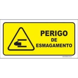 Loja Towbar Placa Prevenção de Acidentes Perigo Esmagamento ou Corte