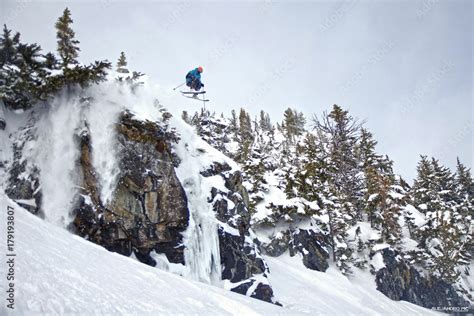 Cliff Skiing