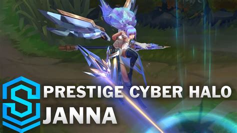 Prestige Cyber Halo Janna Skin Spotlight Pre Release League Of