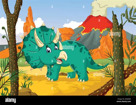 Triceratops Cartoon Hi Res Stock Photography And Images Alamy