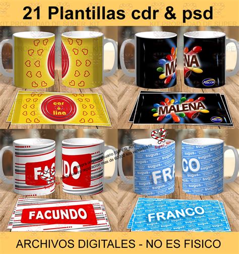 Plantillas Editables Para Sublimar Tazas Gratis Plantillas Para