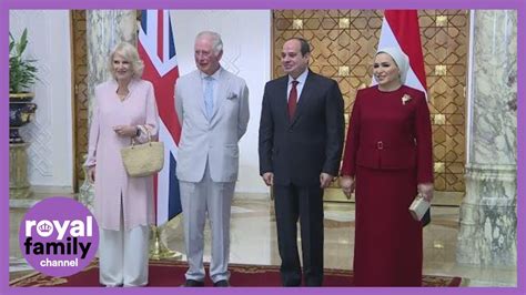 Charles and Camila Meet Egyptian President - YouTube