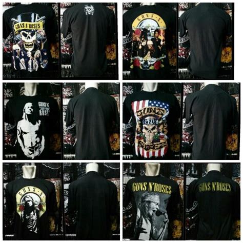 Jual KAOS GUNS N ROSES GNR ALBUM AXL ROSE SLASH TERLENGKAP Shopee