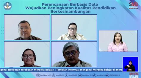 Webinar Silaturahmi Merdeka Belajar Membahas Perencanaan Berbasis Data