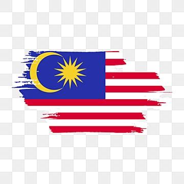 Brush Strokes Flag Of Malaysia Vector, Malaysia, Flag, Brush Strokes ...