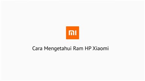 3 Cara Mengatasi Relog Ulang Game Xiaomi