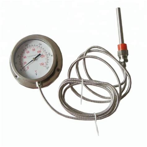 Ramco Instruments Stainless Steel Capillary Temperature Gauge For