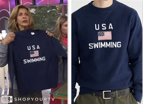 The Today Show July 2024 Hoda Kotbs Navy Blue Team Usa Swimming