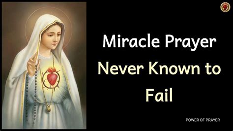 Miracle Prayer Never Known To Fail Power Of Prayer Youtube