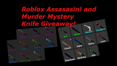 [closed] Roblox Murder Mystery 2 And Assassin Giveaway 2017 [closed] Youtube