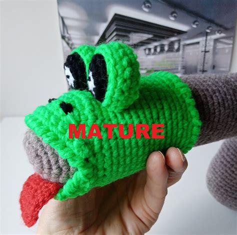 Willy Warmer Frog Crochet Penis Sex Toy Willie Intimate Accessory For Men Gadget For Bachelor