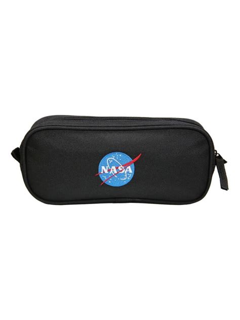 Trousse Scolaire Rectangulaire Nasa Astronaute Noire Bagtrotter Noir