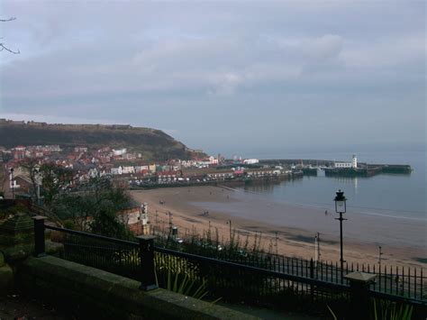 Scarborough Sea Front Taken From The Top Of The Cliff Duri Flickr