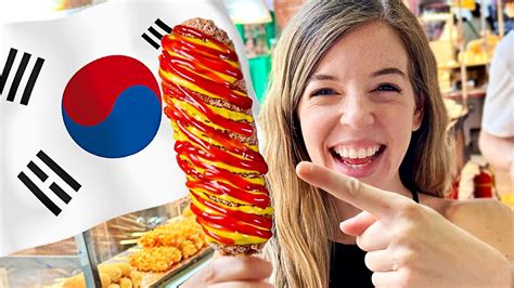 Probando Comida Callejera En COREA Del SUR YouTube