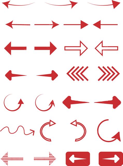 빨간색 화살표 방향 화살표 포인터 안내 벡터 요소 소재 아이콘 빨간 방향 벡터 Png 일러스트 및 벡터 에 대한 무료
