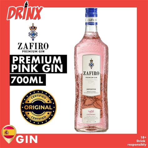 Zafiro Premium Gin Pink Ml Lazada Ph