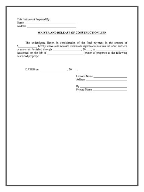 Prescribed Form For Release Of Lien Fill Out Sign Online Dochub