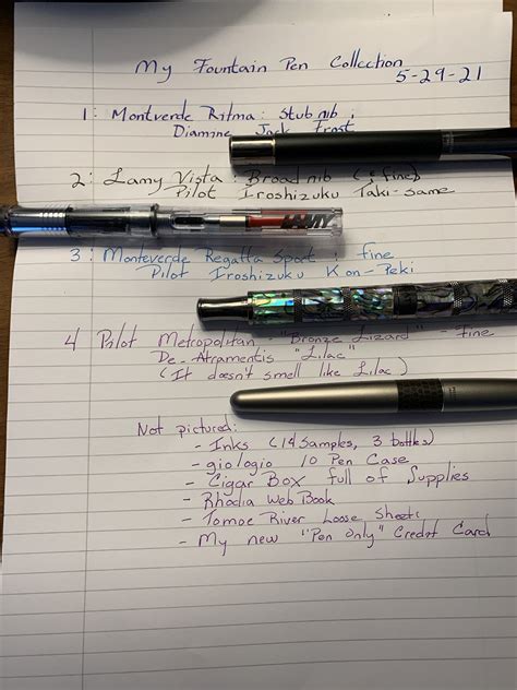 My fountain pen collection : fountainpens