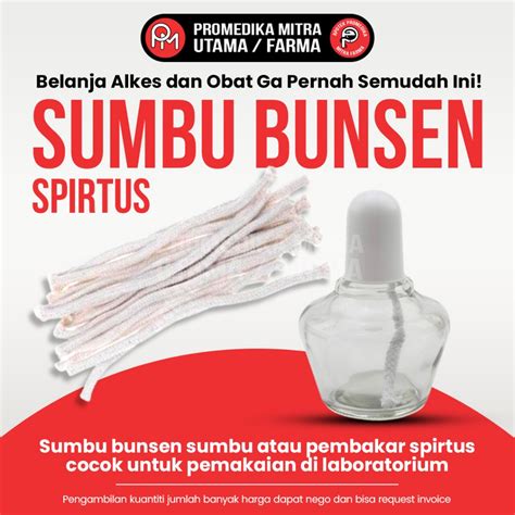 Jual Sumbu Bunsen Sumbu Lampu Spirtus Alcohol Lamp Wick Shopee