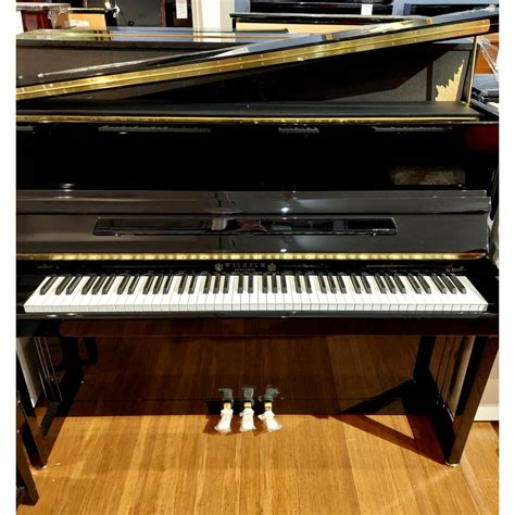 Wilhelm Schimmel W118T Upright Piano In Black Polyester