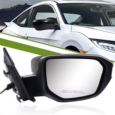 Liwedfg Mirror Assembly Compatible With Honda Civic Coupe Sedan 2016 2021 Power